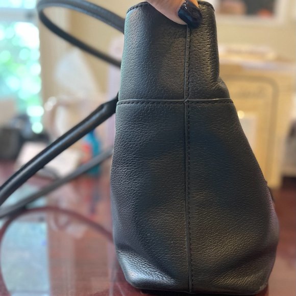 Kate Spade black leather large pocketbook - Picture 6 of 11